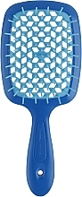 Расческа для волос 86SP226 BTU, синяя с голубым - Janeke Superbrush  — фото N1