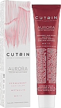 Парфумерія, косметика Крем-фарба для волосся - Cutrin Aurora Metallics Permanent Hair Colors