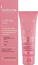 УЦЕНКА Дневной восстанавливающий крем против морщин 40+ - Biotinne Care Slow Age Skin * — фото N2