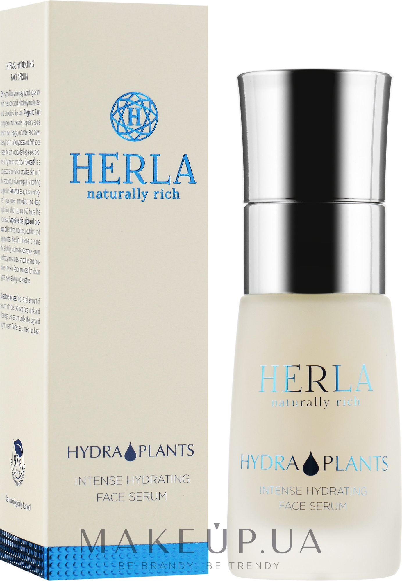 Увлажняющая сыворотка для лица - Herla Hydra Plants Intense Hydrating Face Serum — фото 30ml