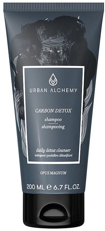 Шампунь для волосся з активованим вугіллям - Urban Alchemy Opus Magnum Carbon Detox Shampoo — фото N1