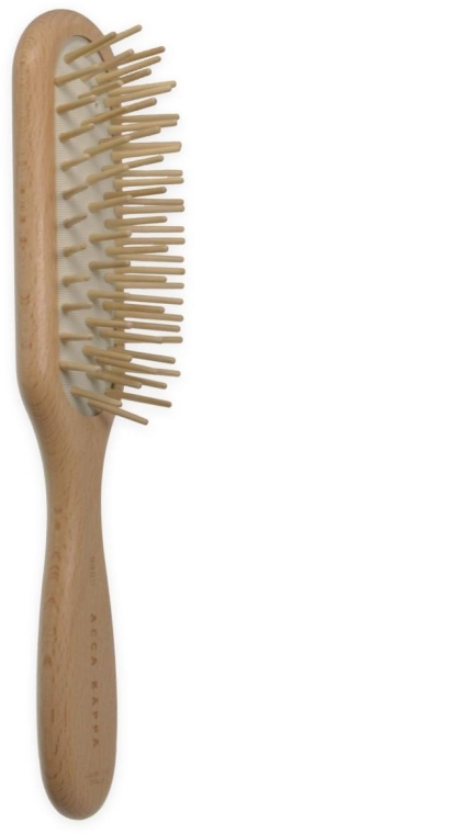 Щітка для волосся з дерев'яними зубцями, 62AX9380 - Acca Kappa — фото N1
