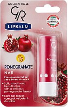 Бальзам для губ "Гранат" - Golden Rose Lip Balm Pomegranate SPF15 — фото N1