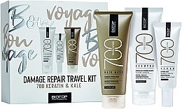 Духи, Парфюмерия, косметика Набор - Biotop 700 Travel Keratin + Kale (sh/75ml + mask/75ml + serum/30ml)