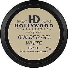 Конструирующий гель для ногтей - HD Hollywood White Gel  — фото N1