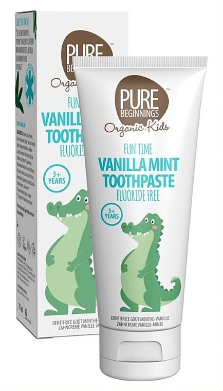 Детская зубная паста "Ваниль-мята" - Pure Beginnings Vanilla Mint Toothpaste — фото N1