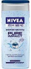 Гель для душа "Энергия чистоты" - NIVEA MEN Pure Impact Shower Gel — фото N1