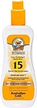 Парфумерія, косметика Сонцзахисний спрей-гель - Australian Gold Sunscreen Spray Gel SPF 15