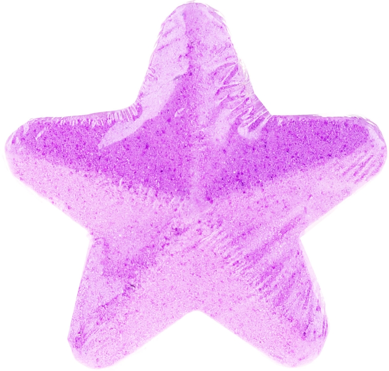 Шипляча зірка для ванни, ягода - IDC Institute Bath Fizzer Star — фото N1