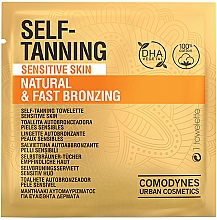 Парфумерія, косметика Серветка-автозасмага для чутливої шкіри - Comodynes Self-Tanning Sensitive Skin