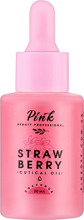 Масло для кутикулы "Strawberry" - Pink Cutical Oil — фото N2