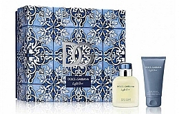 Парфумерія, косметика Dolce & Gabbana Light Blue Pour Homme - Набір (edt/75ml + ash/balm/50ml)