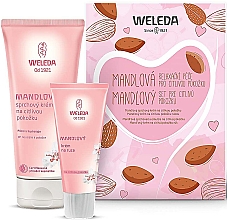 Духи, Парфюмерия, косметика Набор - Weleda Mandel Sensitiv Set (sh/cr/200ml + h/cr/50ml)