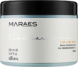 Маска для прямого волосся з пантенолом і біотином - Kaaral Maraes Liss Care Mask — фото N1