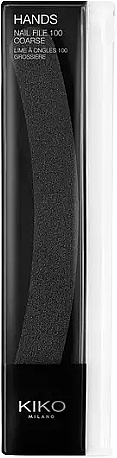 Пилка для ногтей - Kiko Milano Nail File 100 Coarse — фото N2