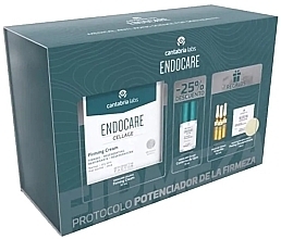 Духи, Парфюмерия, косметика Набор - Cantabria Labs Endocare (f/cr/50ml + eye/cr/15ml + amp/3x2ml + pad/1pcs)