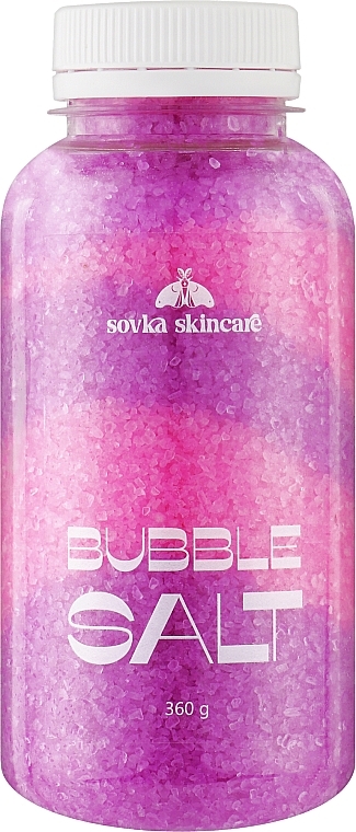 Сіль-піна для ванни "Ягідна" - Sovka Skincare Bubble Salt Very Berry — фото N1