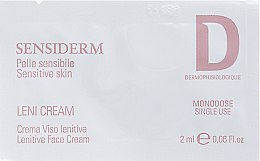 Крем для чувствительной или куперозной кожи - Dermophisiologique Sensiderm Leni Cream (пробник) — фото N2