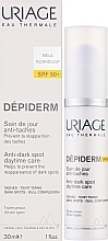 Дневной крем против пигментных пятен - Uriage Depiderm Anti-Dark Spot Day Care SPF50+ — фото N3