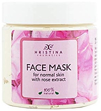 Духи, Парфюмерия, косметика Маска для лица "Роза" - Hristina Cosmetics Rose Extract Face Mask