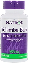 Биодобавка для мужчин, 500 мг - Natrol Yohimbe Bark Men’s Health — фото N1