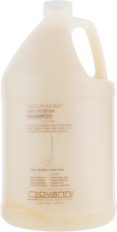 Шампунь "Шовковий" - Giovanni Eco Chic Hair Care Smooth As Silk Deep Moisture Shampoo — фото N3