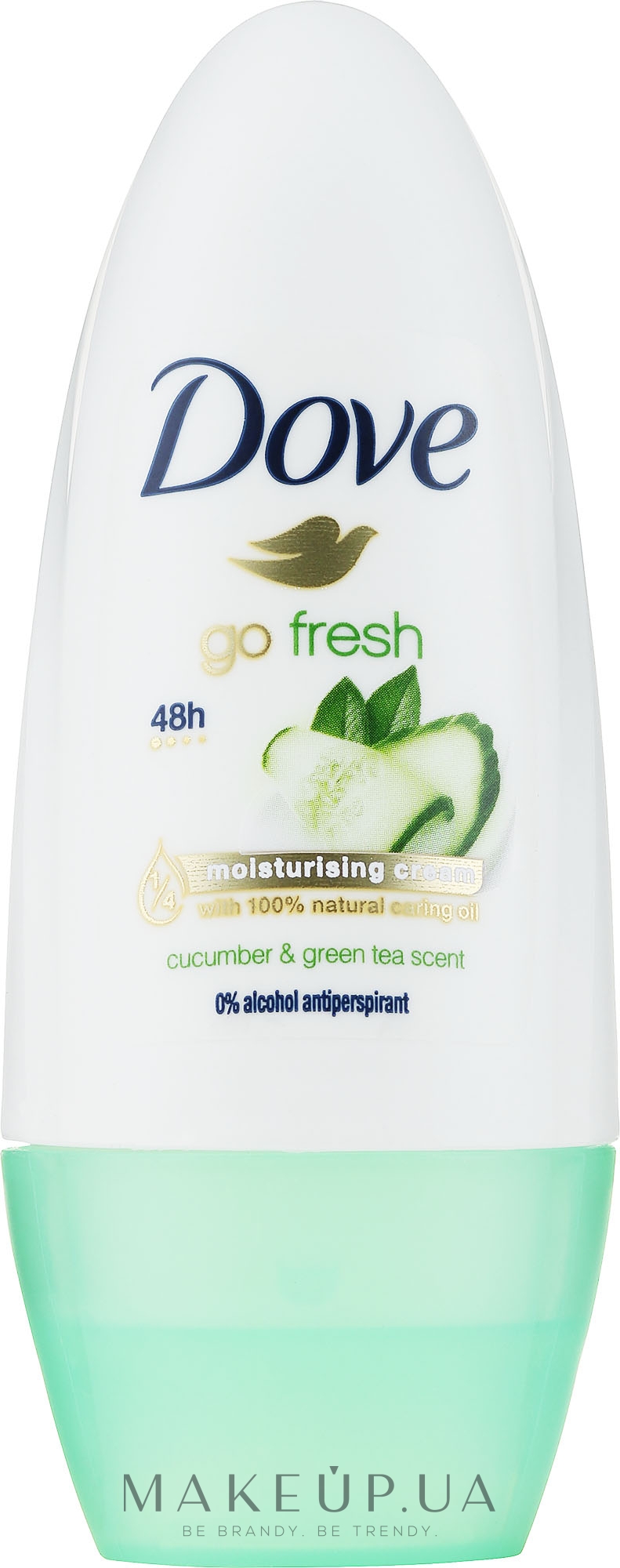Роликовый дезодорант - Dove Go Fresh Cucumber & Green Tea Deodorant 48H — фото 50ml
