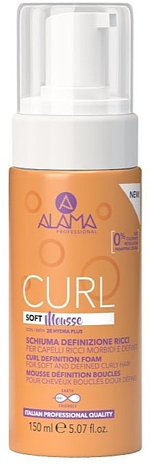 Пінка-мус для кучерявого волосся - Alama Curl Soft Mousse Foam — фото N1