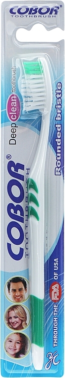 Зубна щітка, E-918, зелена - Cobor Soft — фото N1