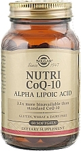 Пищевая добавка "Альфа-липоевая кислота" - Solgar Nutri-Nano CoQ-10 — фото N1