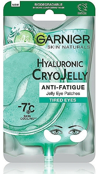 Гиалуроновые патчи для глаз - Garnier Skin Active Hyaluronic Cryo Jelly Eye Patches — фото N1