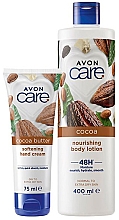 Парфумерія, косметика Набір - Avon Care Cocoa Nourishing (cream/400ml + sh/gel/400ml)