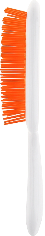 Расческа для волос, белая с оранжевым - Janeke Superbrush — фото N2