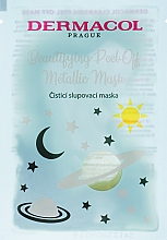 Парфумерія, косметика Очищувальна маска-плівка для обличчя - Dermacol Beautifying Cleansing Peel-Off Metallic Mask