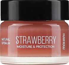 Парфумерія, косметика Бальзам для губ - Mohani Strawberry Moisturizing And Protecting Lip Balm