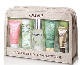 Духи, Парфюмерия, косметика Набор - Caudalie French Beauty Secret Set (water/30ml + water/50ml + mask/15ml + cr/10ml + eye/cr/5ml)