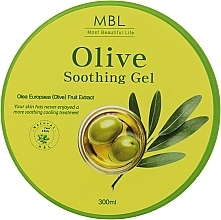 Духи, Парфюмерия, косметика Успокаивающий и восстанавливающий гель для тела и волос с экстрактом оливок - MBL Olive Sooting Gel