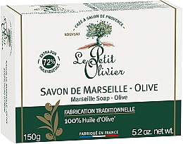 Марсельське мило з оливковою олією - Le Petit Olivier Marseille Soap Olive — фото N2