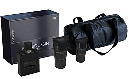 Парфумерія, косметика Mauboussin Pour Lui in Black 2020 - Набір (edp/100ml + sh/gel/100ml + aftersh/balm/50ml + bag)