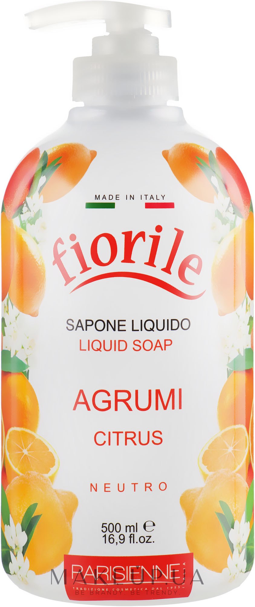Жидкое мыло "Цитрус" - Parisienne Italia Fiorile Citrus Liquid Soap — фото 500ml