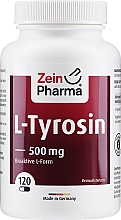 Пищевая добавка "L-тирозин", 500 мг - Zein Pharma L-Tyrosine — фото N1