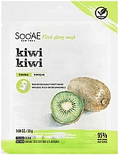 Маска для обличчя "Ківі"                    - Soo’AE Kiwi Food Story Mask — фото N1
