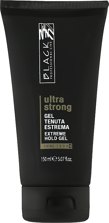 Гель для волосся екстрасильної фіксації - Black Professional Line Extra Strong — фото N1