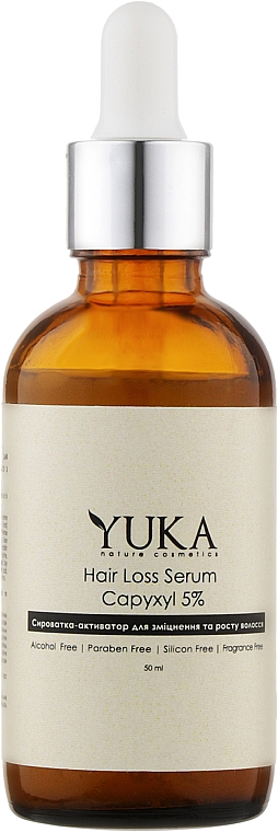 Сыворотка-активатор для укрепления и роста волос с Capixyl 5% - Yuka Hair Loss Serum