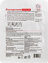 Маска тканинна для обличчя з екстрактом граната - Med B Pomegranate Mask Pack — фото N2