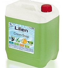 Жидкое крем-мыло "Алоэ вера" - Lilien Aloe Vera Cream Soap (канистра) — фото N1