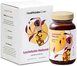 Дієтична добавка "Лактоферин" - HealthLabs Lactoferrin Natural+ — фото N1
