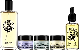 Captain Fawcett Original - Набор (edp/50ml + beard/oil/50ml + wax/3x15ml) — фото N2