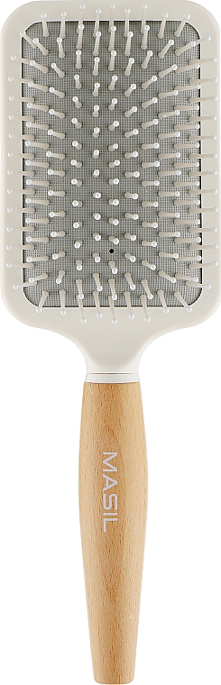 Антистатическая щетка для волос - Masil Wooden Paddle Brush — фото N1