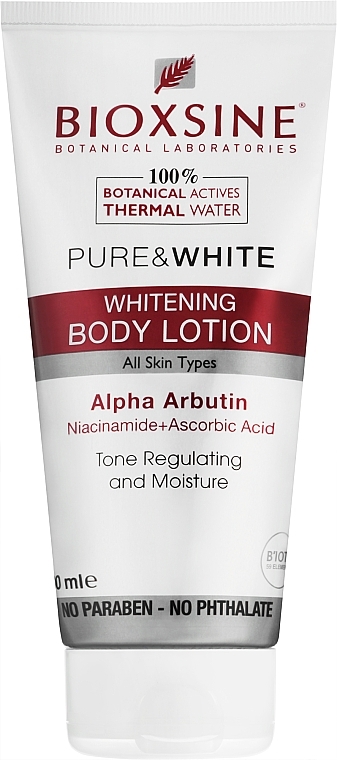 Відбілювальний лосьйон для тіла - Bioxsine Pure & White Whitening Body Lotion — фото N1